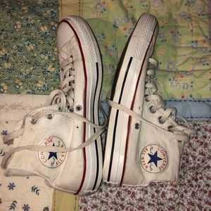 White High Top Converse
